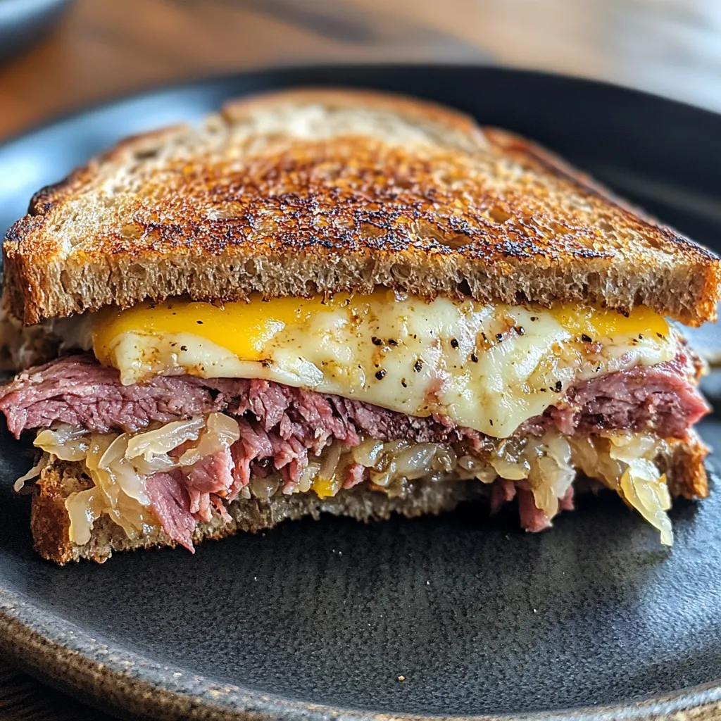 Best Sous Vide Corned Beef Recipe – Tender & Juicy in 3 Temps 9 Reuben sandwich with sous vide corned beef