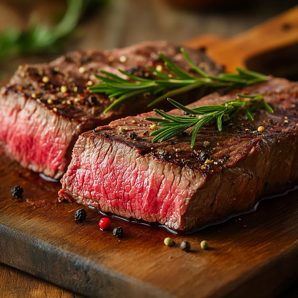 beef chuck steak sous vide perfectly seared slices