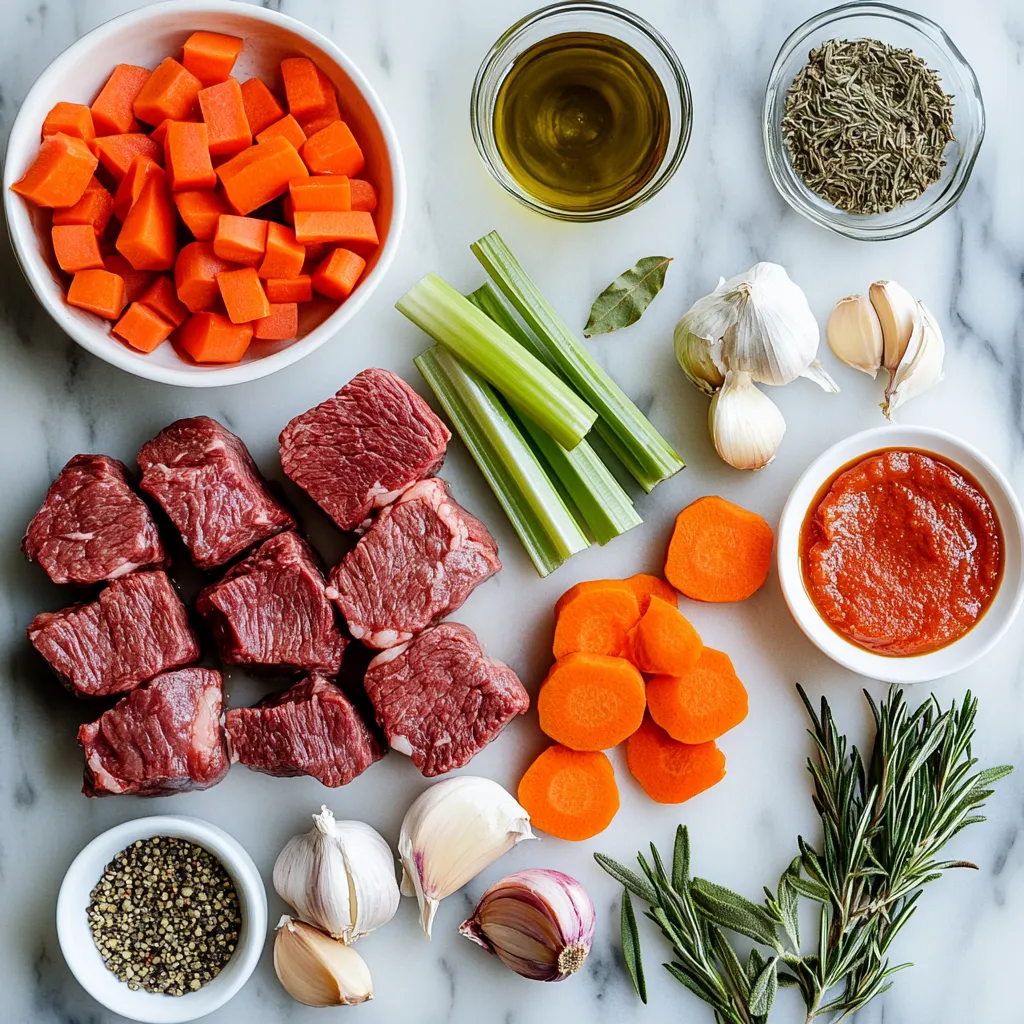 How to Sous Vide Beef Stew Meat – Amazing 165°F Method 7 Ingredients for sous vide beef stew meat recipe