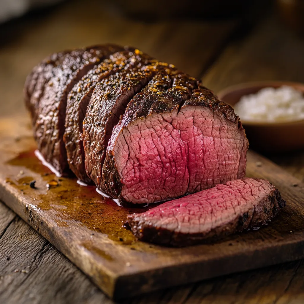Best beef tenderloin sous vide recipe sliced perfectly on board