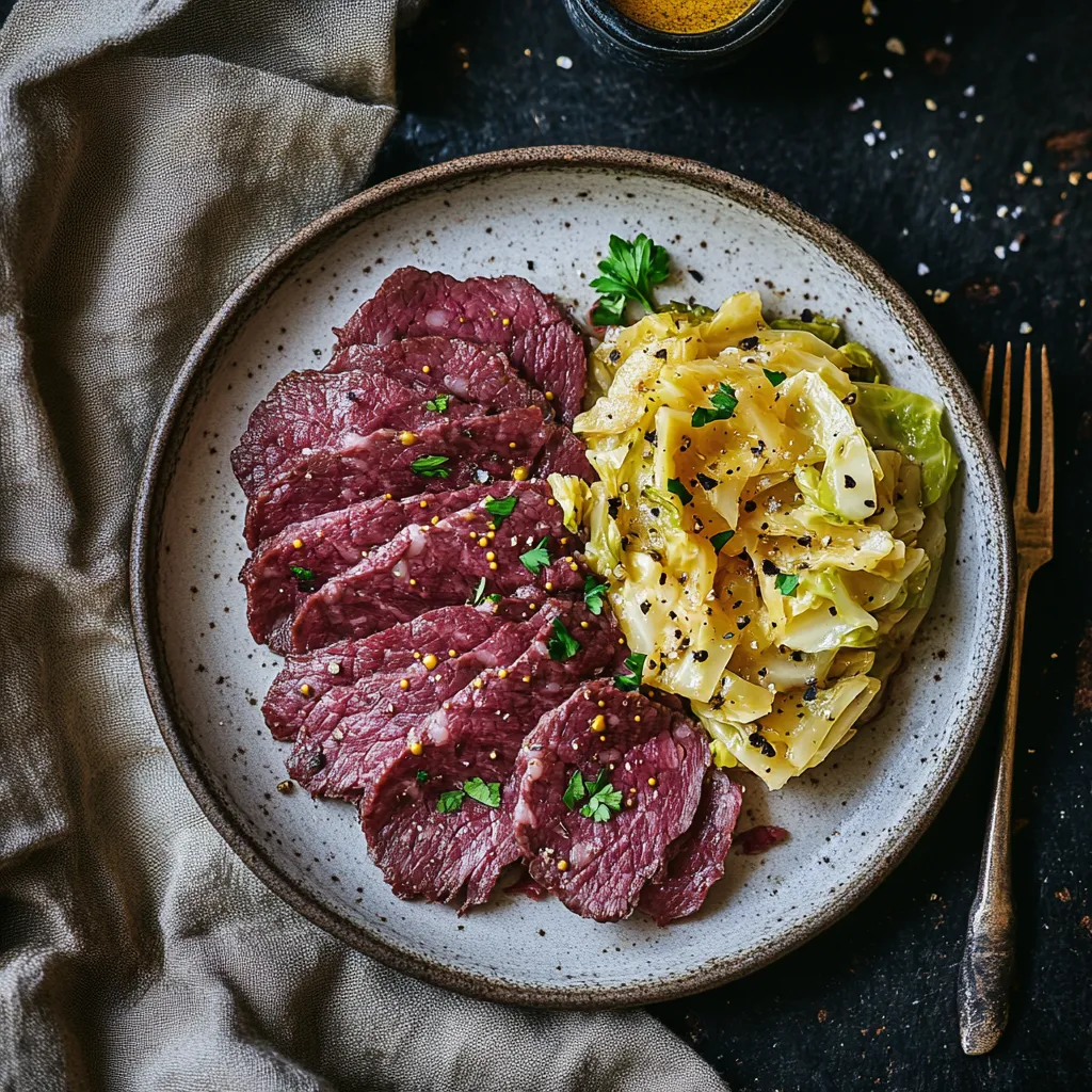 Sous Vide Corned Beef and Cabbage Recipe – Fall-Apart Tender in 10 Hours 10 corned-beef-cabbage-serving