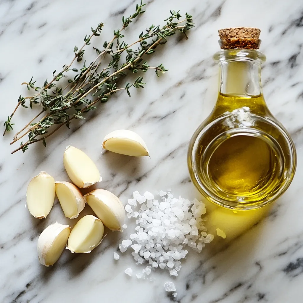 garlic confit sous vide steak ingredients