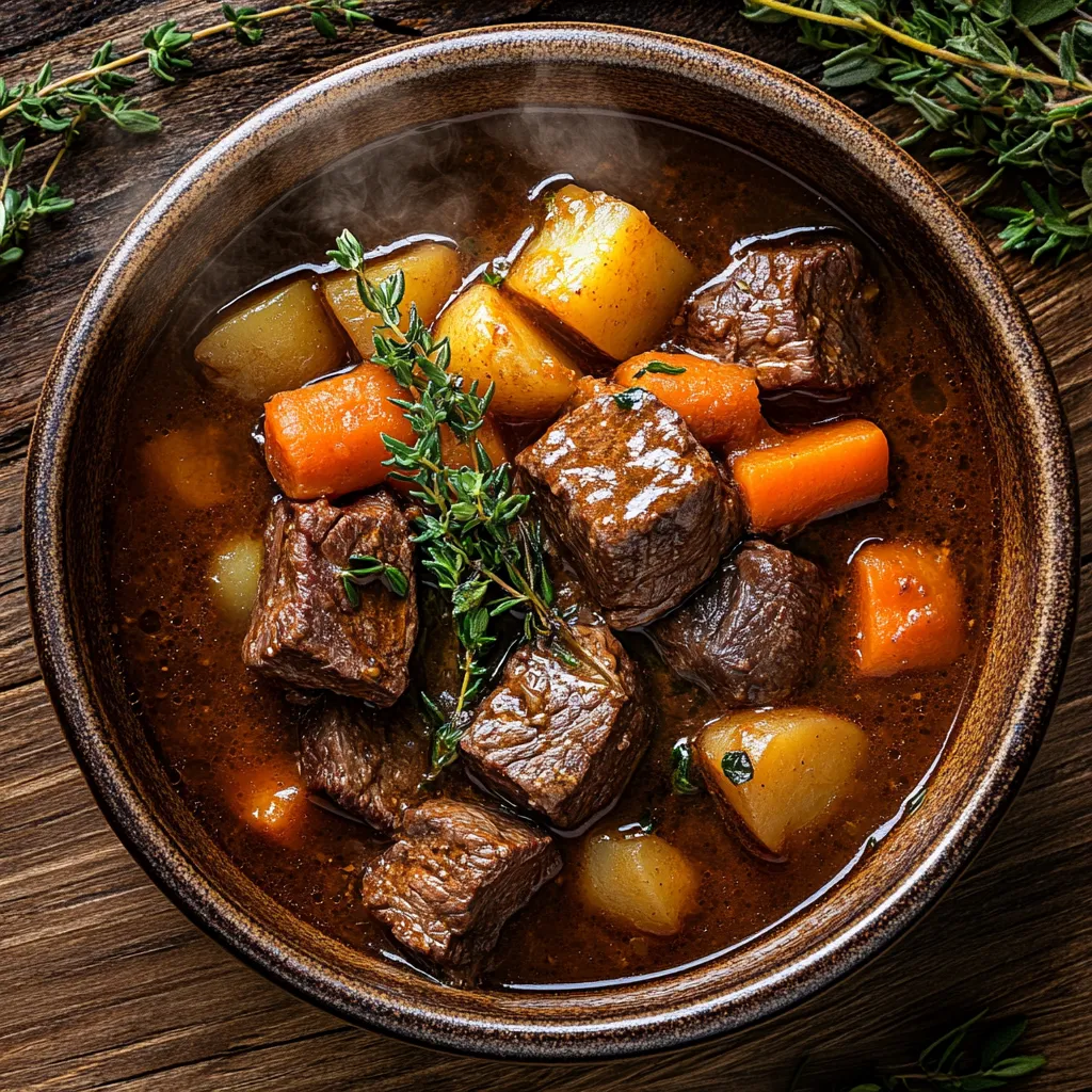 How to Sous Vide Beef Stew Meat – tender beef in rich broth