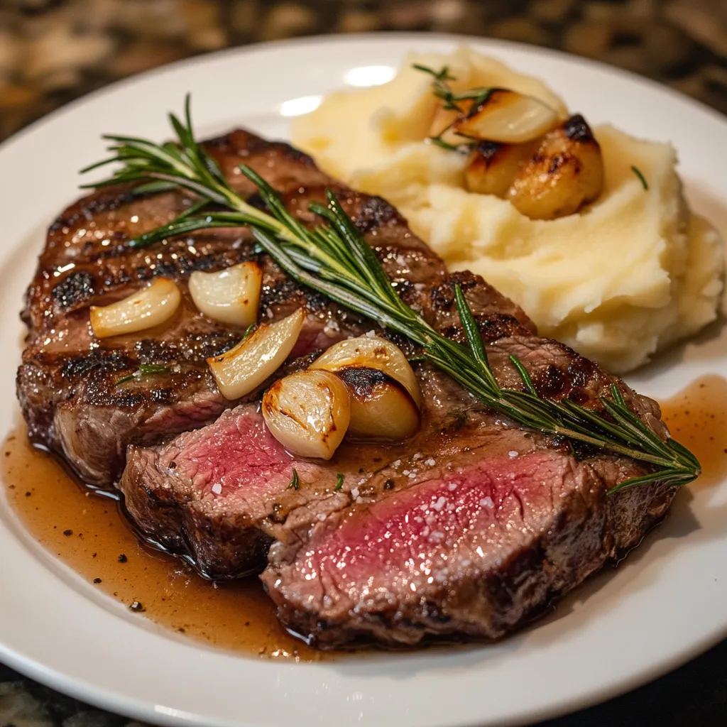 2 Inch Ribeye Sous Vide Time – Ultimate Guide for Perfect Results 9 Sliced sous vide ribeye steak served with garlic butter