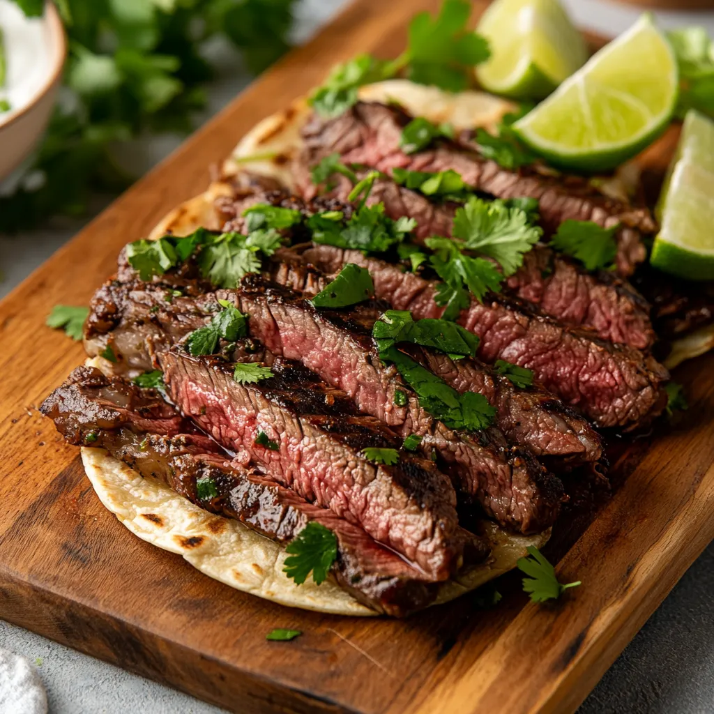 Sous Vide Carne Asada Recipe | Ultimate 7-Step Delicious Guide 9 Sliced Sous Vide Carne Asada