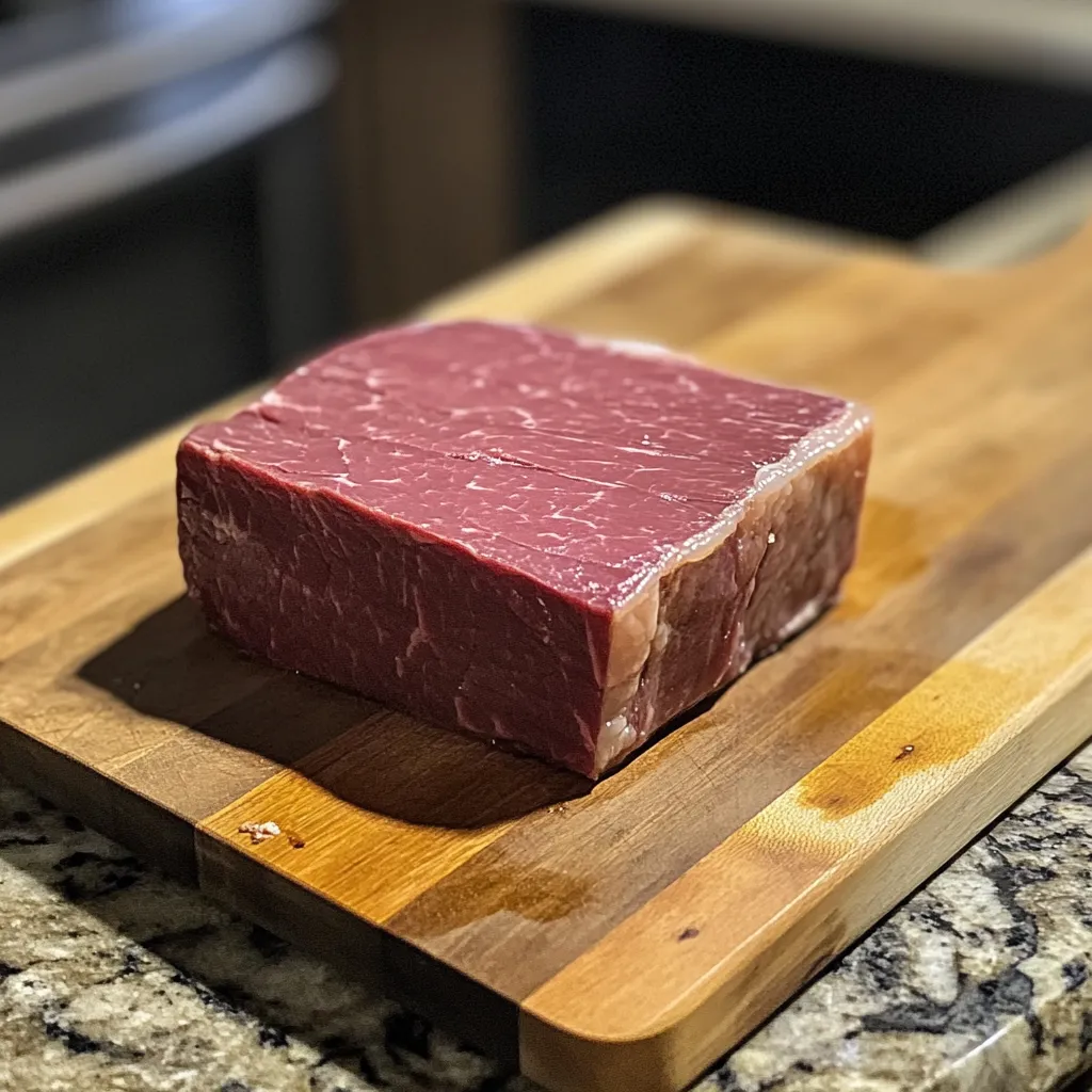 18hr Sous Vide Corned Beef – Amazing Texture in 1 Easy Recipe 11 rested sous vide corned beef out of bag