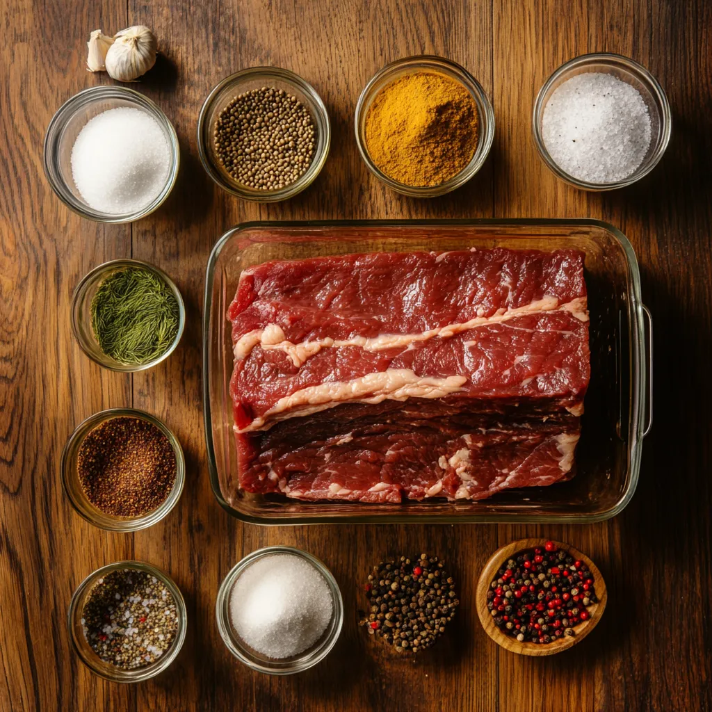 Sous Vide Corned Beef For Reubens – Best Juicy Reuben Recipe (24 Hr) 7 corned beef brining spices and ingredients