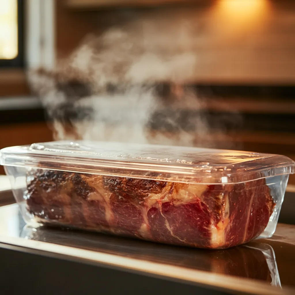 sous vide prime rib roast in water bath