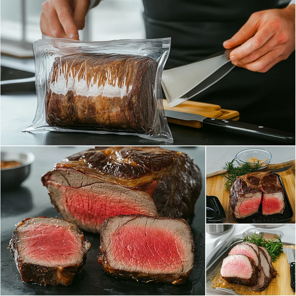Best Sous Vide Temp for Prime Rib – Amazing Results in 1 Recipe 11 Step-by-step sous vide prime rib cooking process