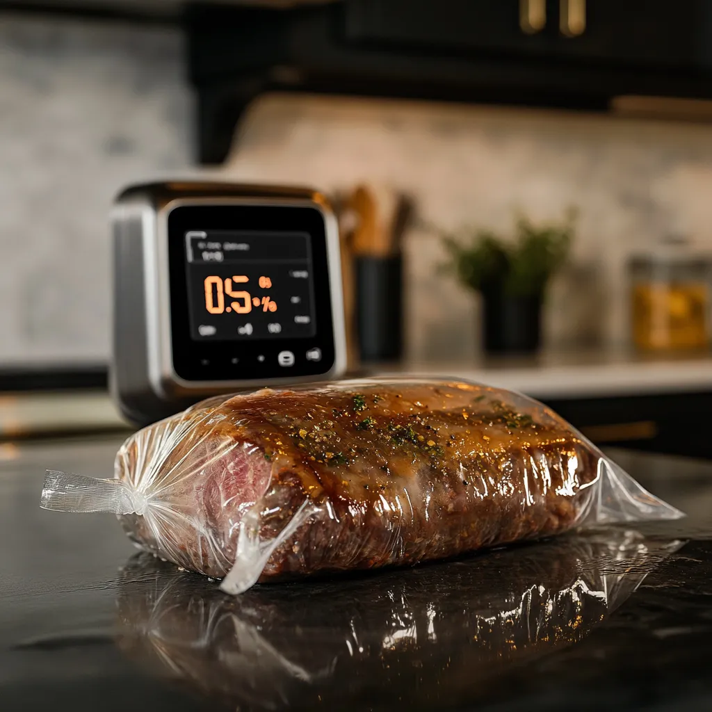 Best Sous Vide Temp for Prime Rib – Amazing Results in 1 Recipe 9 Prime rib cooking in sous vide bath at 133 degrees Fahrenheit