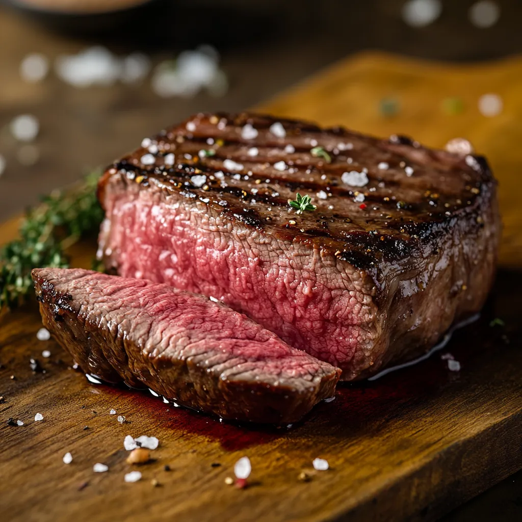 sous vide ribeye steak recipe juicy tender sliced medium-rare