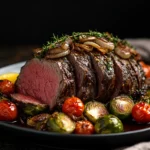 sous vide sirloin tip roast recipe card layout