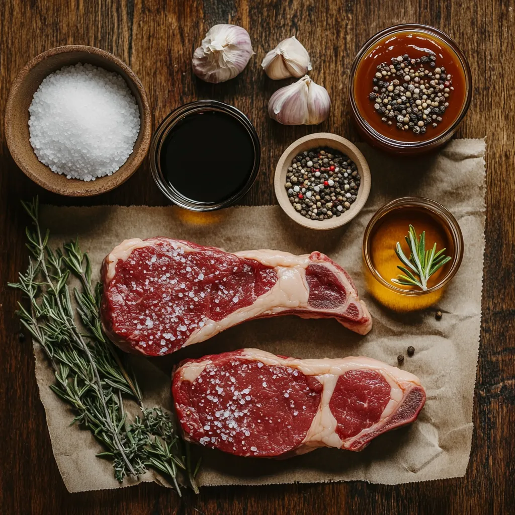 Sous Vide Steak with Balsamic Glaze – Bold Flavor, 7-Minute Glaze 7 Ingredients for sous vide steak with balsamic glaze