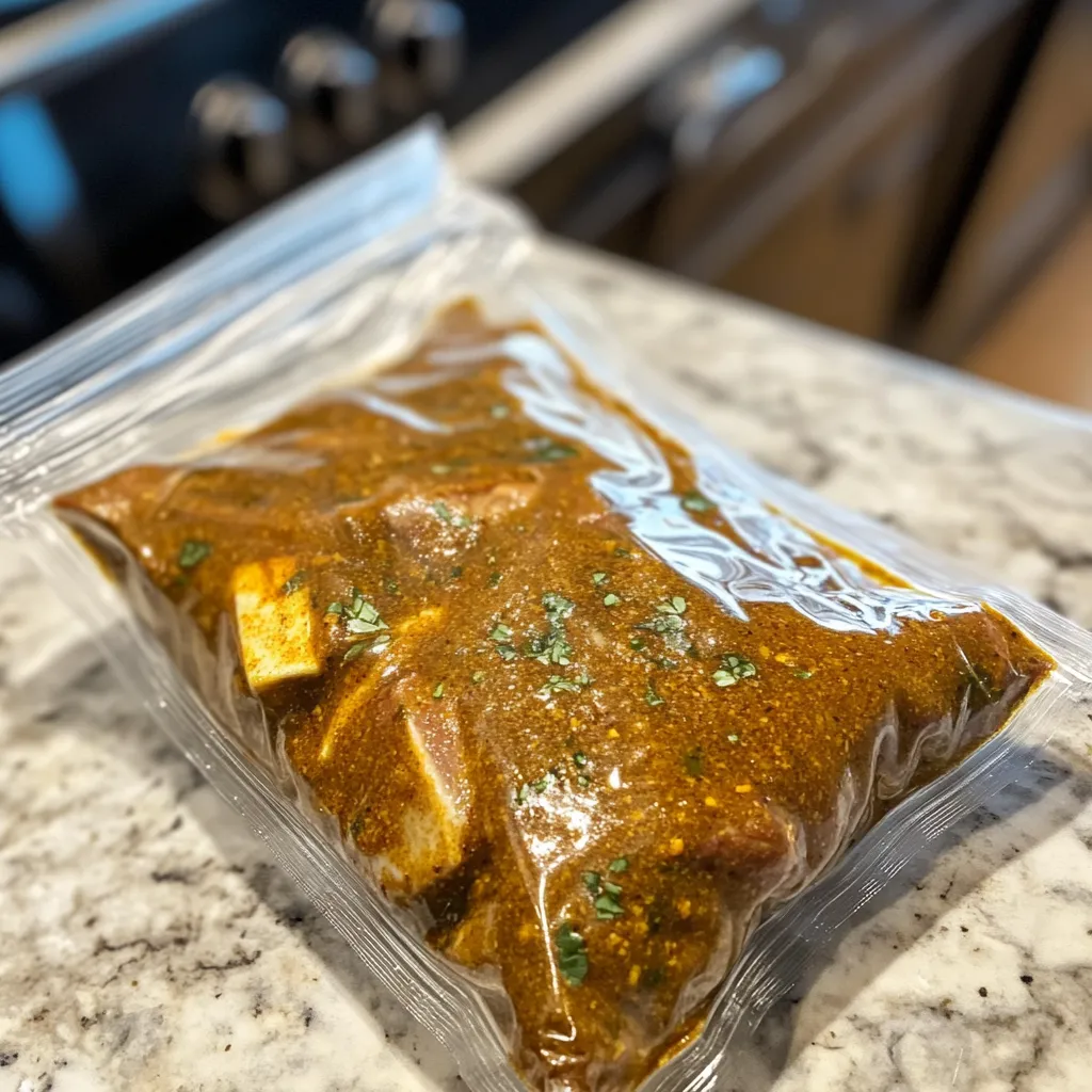 Sous Vide Steak Sirloin – Delicious 7-Step Guide for Perfect Results 8 veal sirloin steak in ziplock bag in sous vide water bath