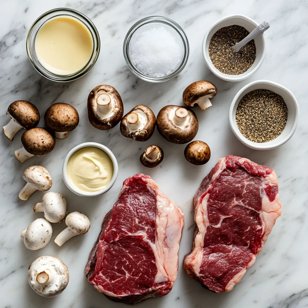Sous Vide Steak with Mushroom Sauce – 5 Juicy Wins 7 Ingredients for Sous Vide Steak with Mushroom Sauce