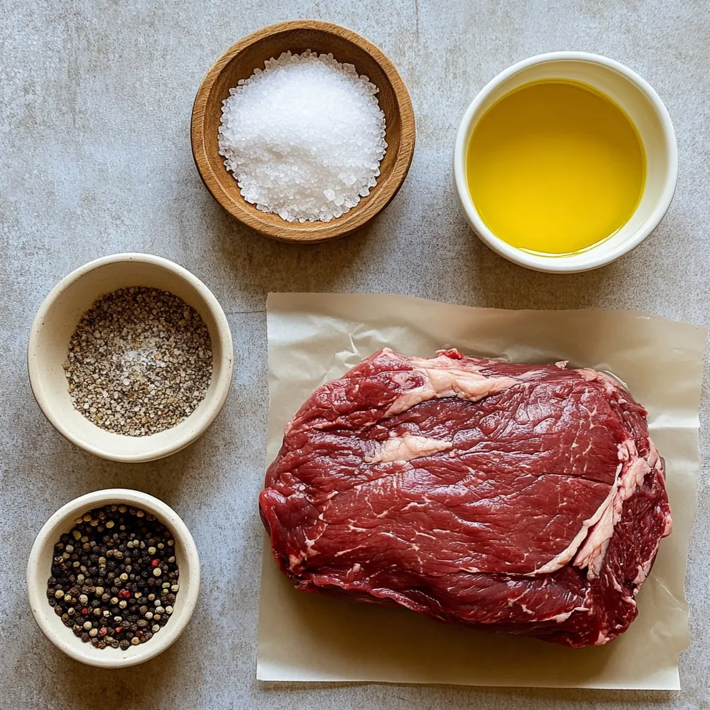 Ingredients for Sous Vide Top Round Roast
