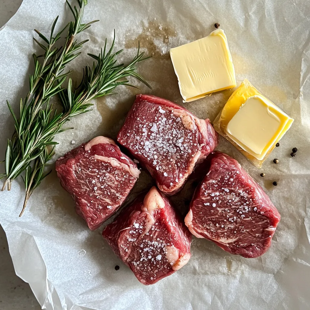 Sous Vide Tri-Tip Steak Guide: Juicy, Foolproof Results Every Time 8 tri-tip steak ingredients including rosemary and butter