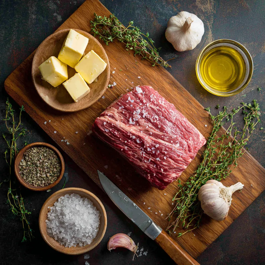 Sous Vide Beef Tri-Tip Roast – Juicy, Easy & Perfect | 7 Steps 7 tri-tip roast with seasoning ingredients