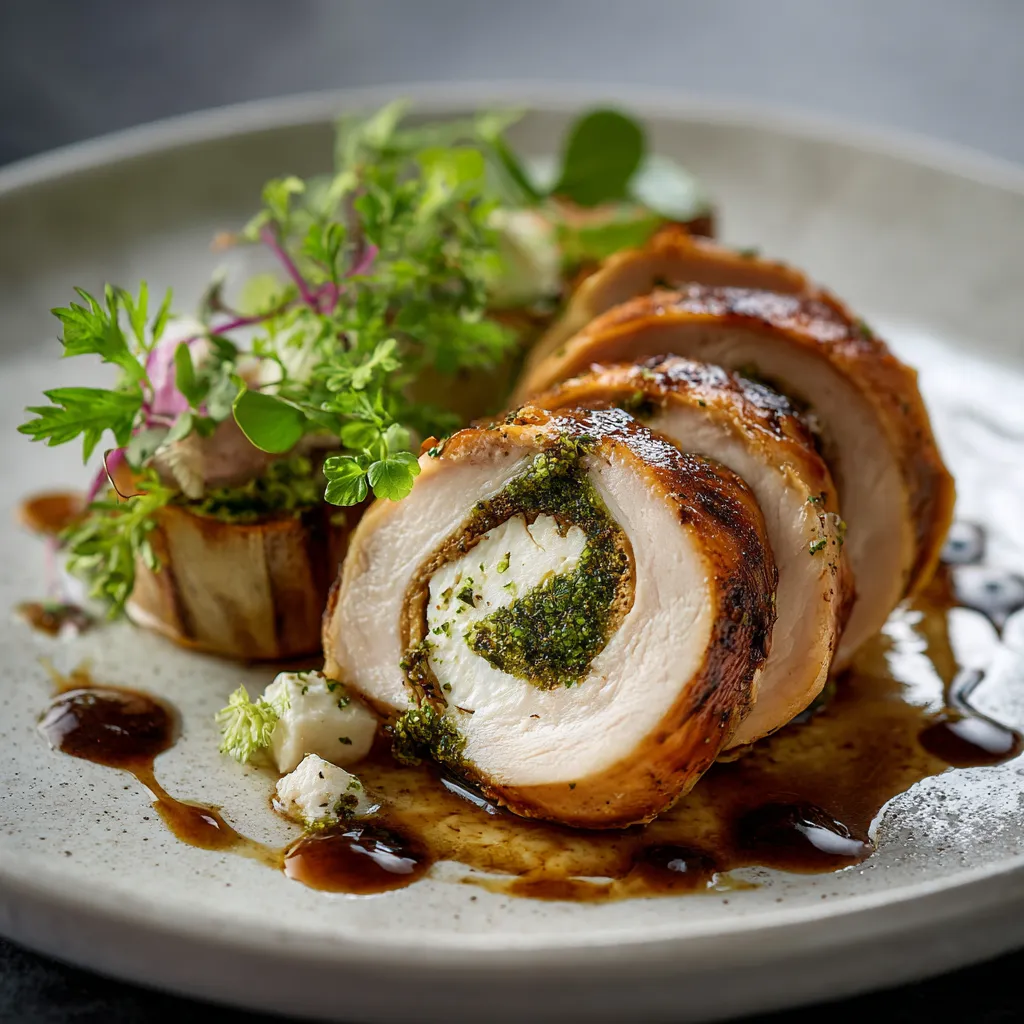 chicken ballotine sous vide​