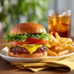 plated hamburger sous vide recipe