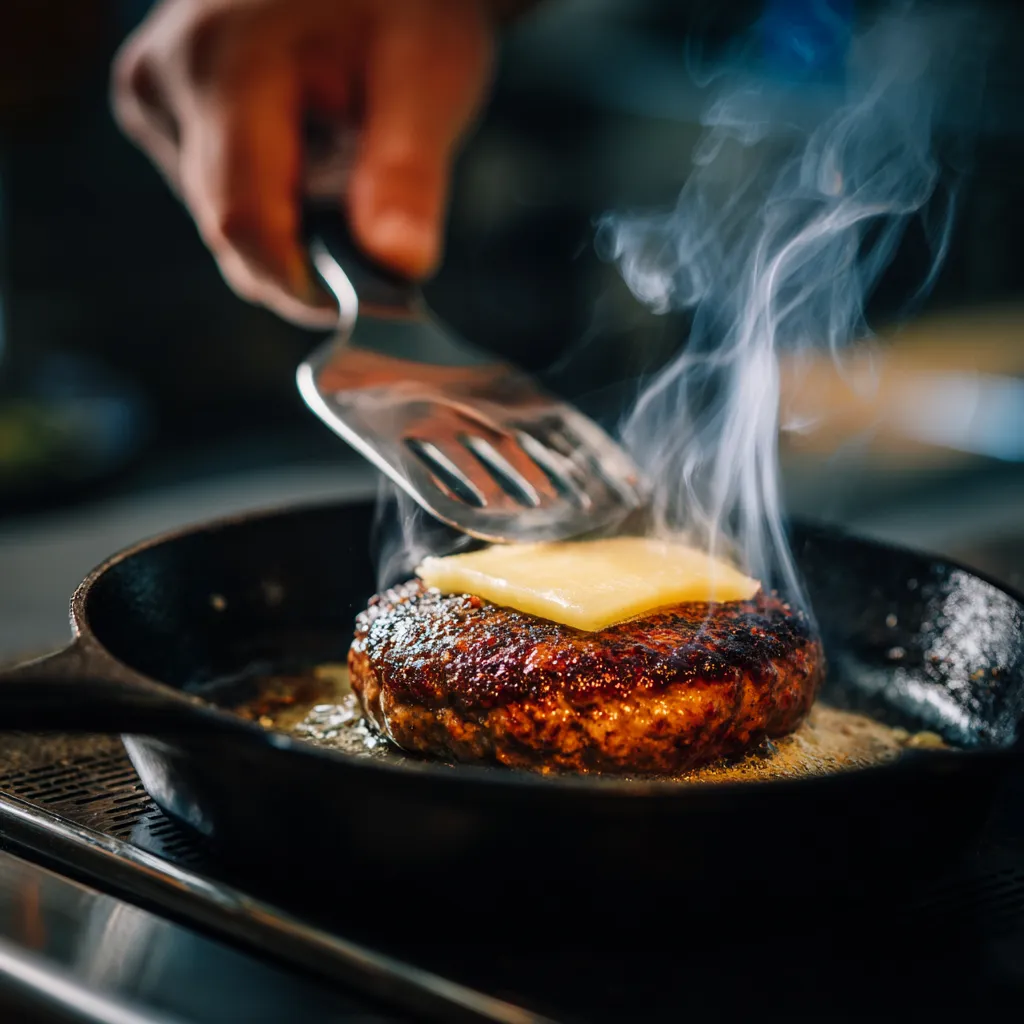 searing sous vide burgers