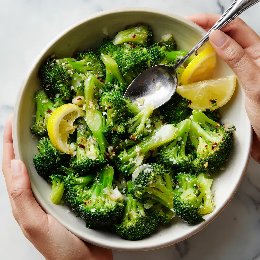 Sous Vide Broccoli Recipe – 7 Secrets for Bold Flavor & Perfect Texture 9 tossing sous vide broccoli in garlic butter