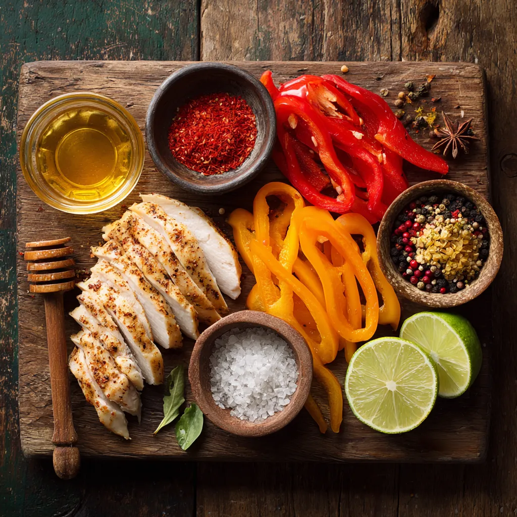 Sous Vide Chicken Fajitas – 5-Step Juicy Recipe You’ll Love 7 Ingredients for sous vide chicken fajitas