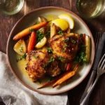 Sous vide chicken thighs Trader Joe’s recipe card