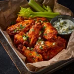 Sous vide chicken wings recipe card