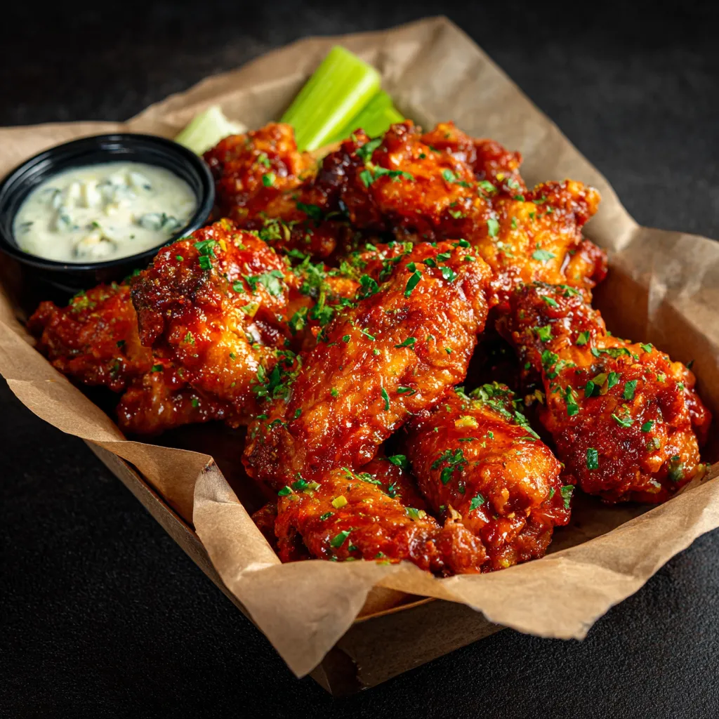 Sous Vide Chicken Wings | 3 Foolproof Steps for Irresistible Flavor 9 Crispy sous vide chicken wings served hot