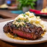 final served sous vide Costco steak