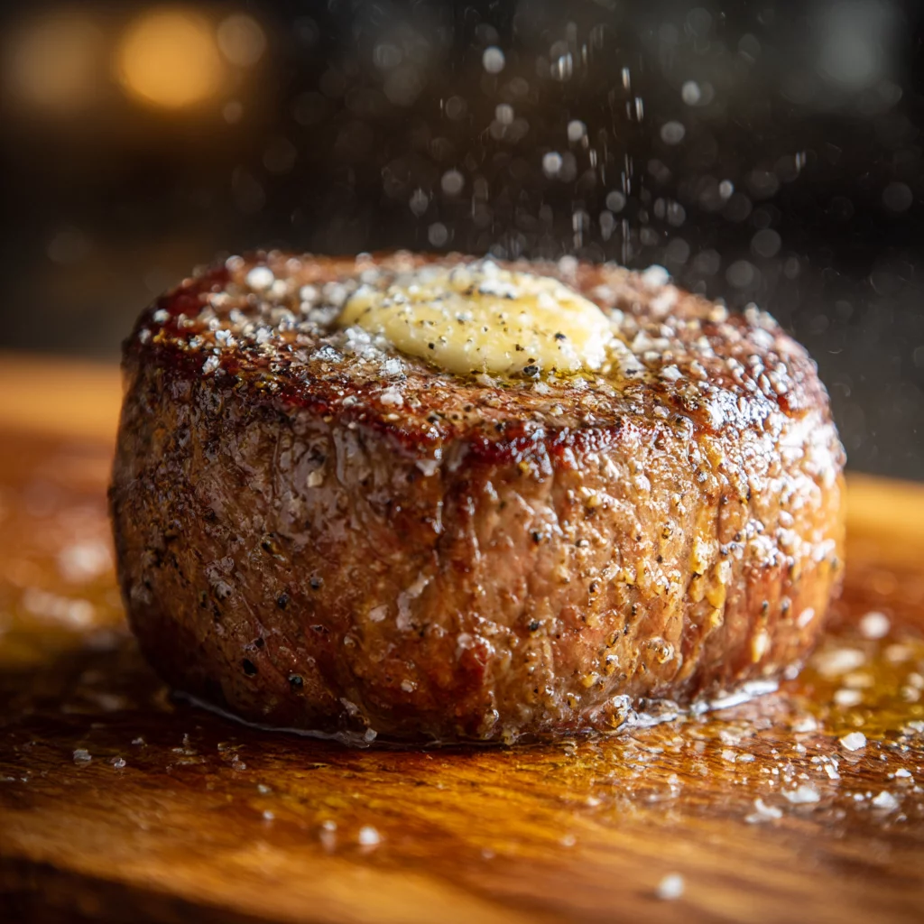 sous vide filet mignon serving