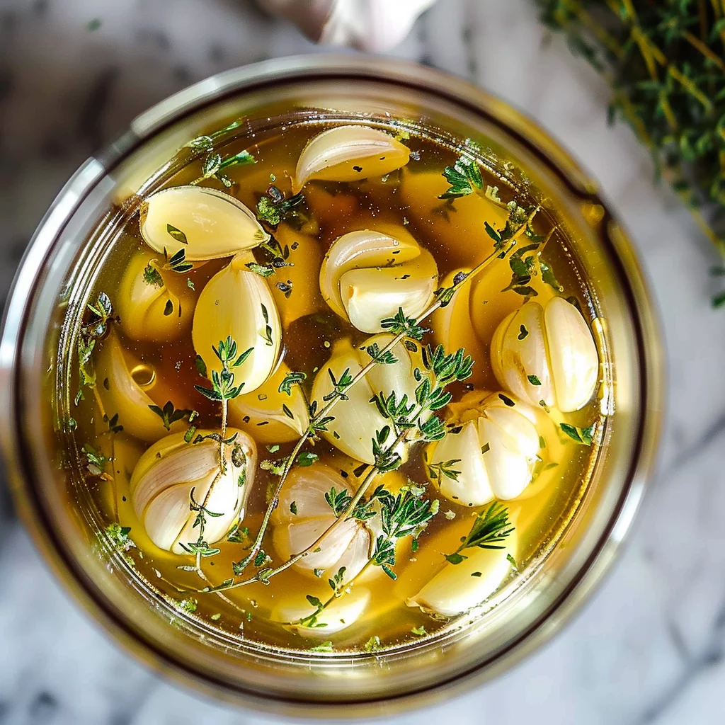 sous vide garlic confit ingredients