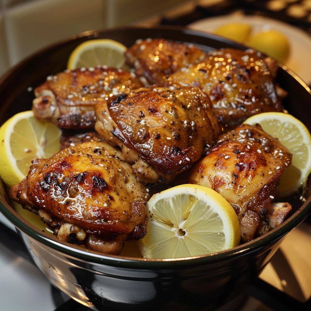 sous vide lemon tahini chicken thighs ingredients