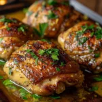 Sous Vide Lemon-tahini Chicken Thighs