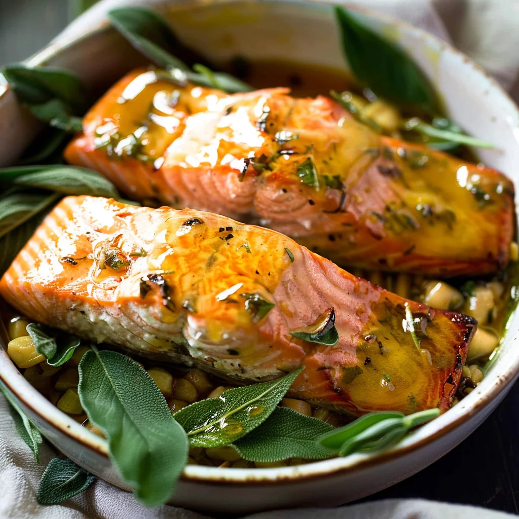 sous vide maple dijon salmon ingredients