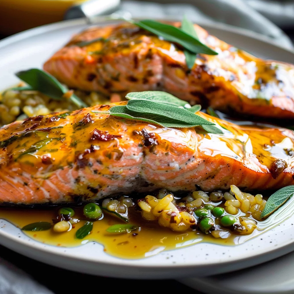 Sous Vide Maple Dijon Salmon