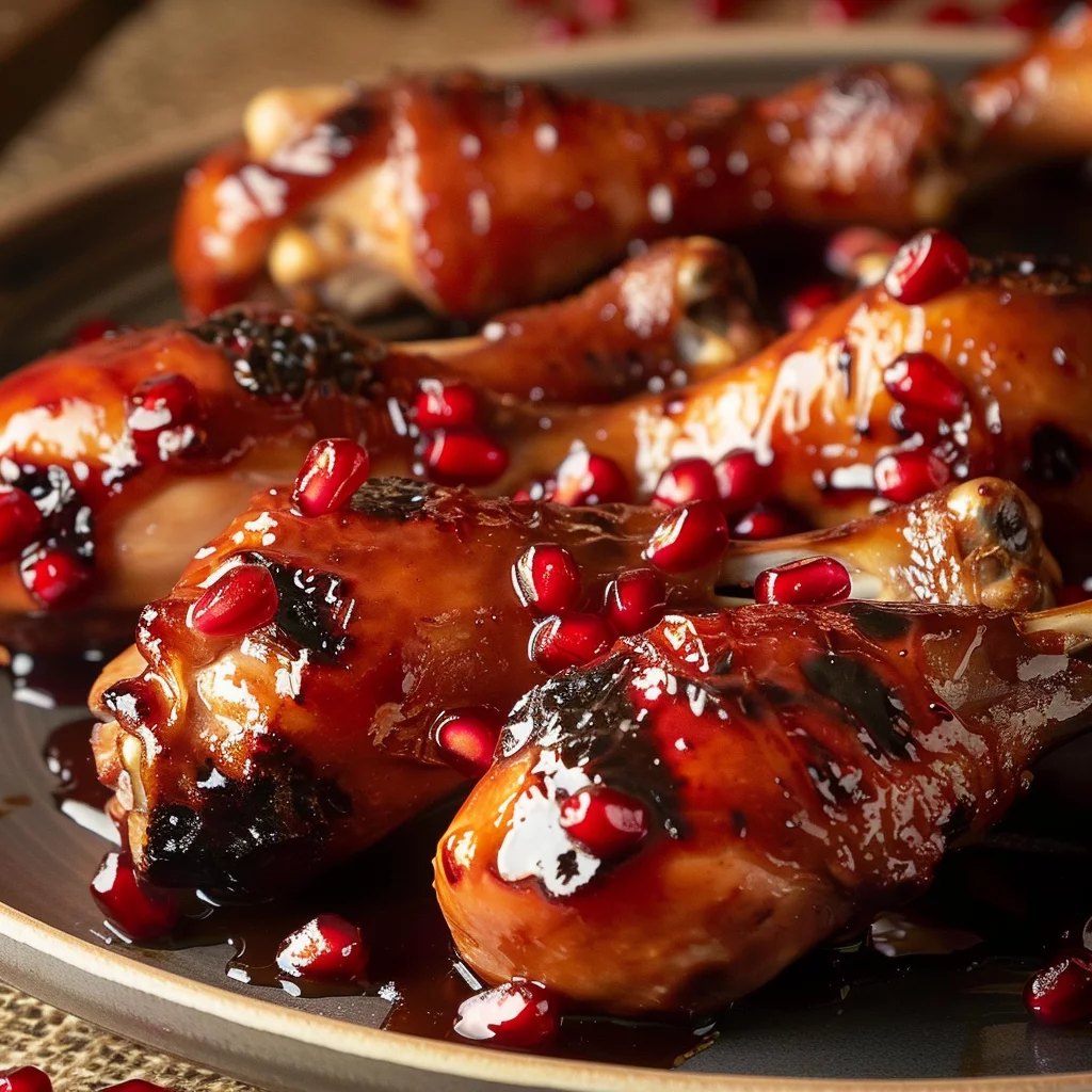 sous vide pomegranate glazed chicken legs ingredients