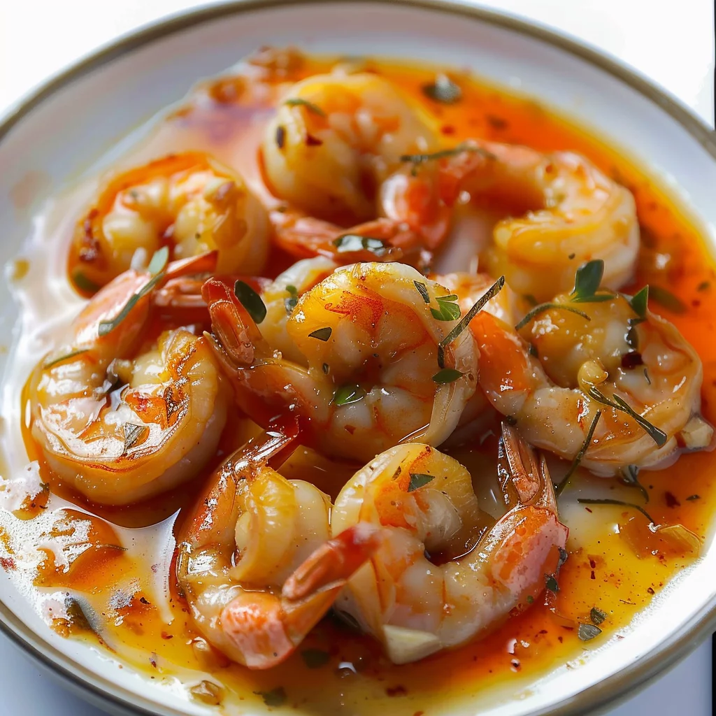 sous vide shrimp garlic sherry ingredients