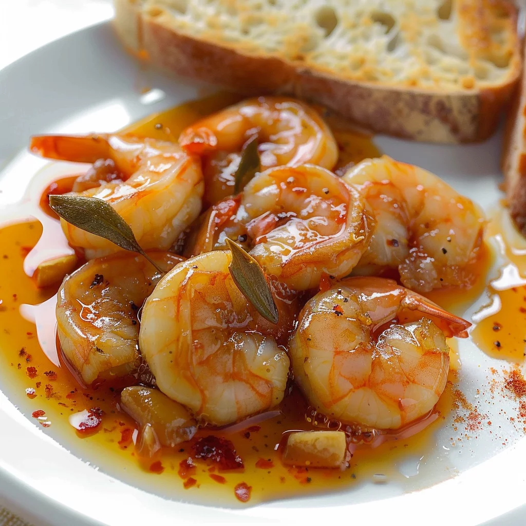Sous Vide Shrimp Garlic Sherry