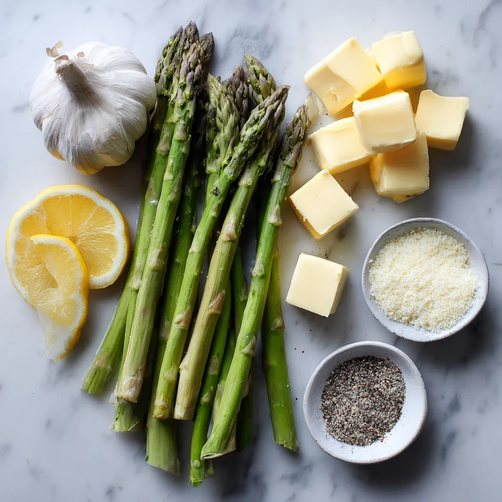 sous vide asparagus ingredients