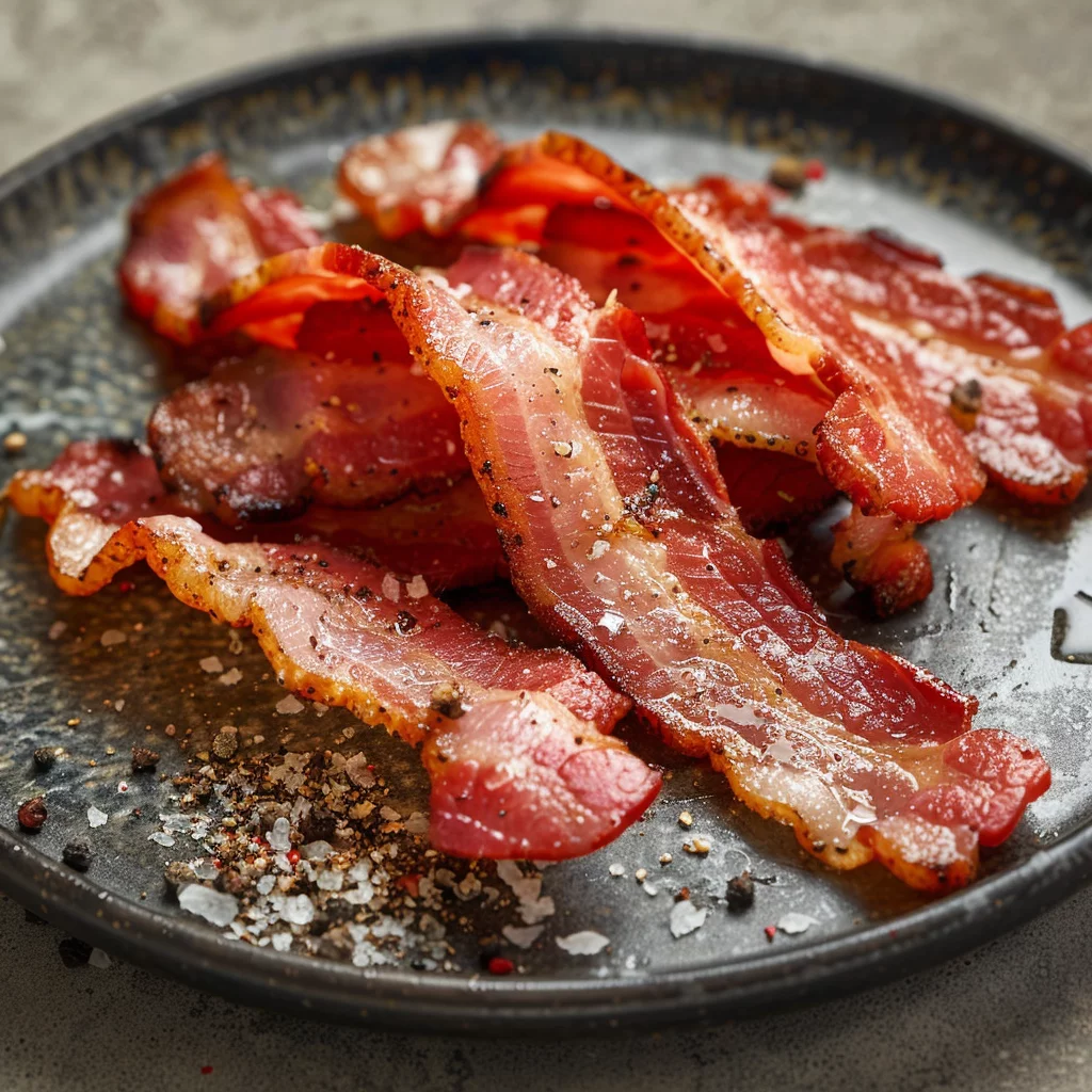 sous vide bacon serving