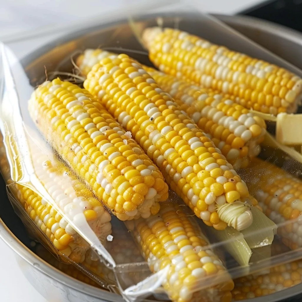sous vide butter poached corn ingredients