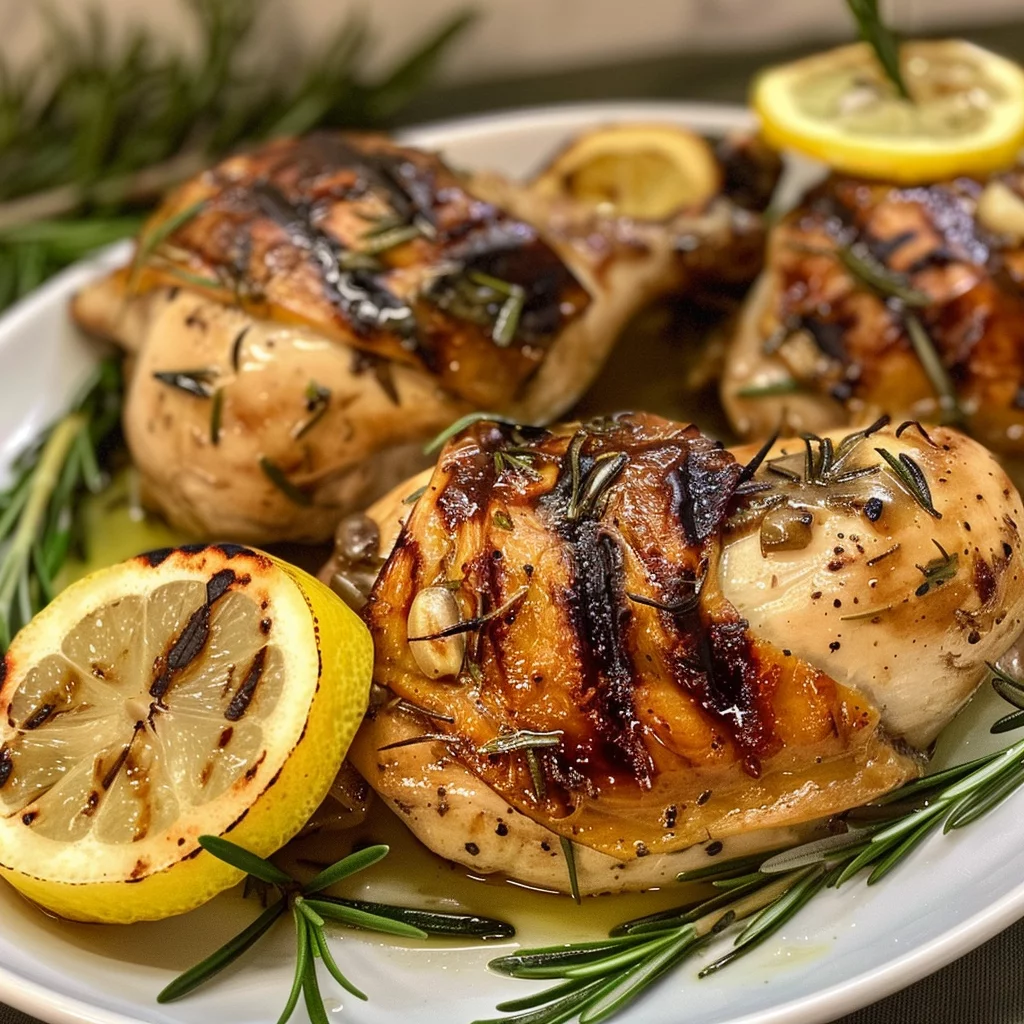 Sous Vide Chicken Breasts With Lemon Garlic and Rosemary