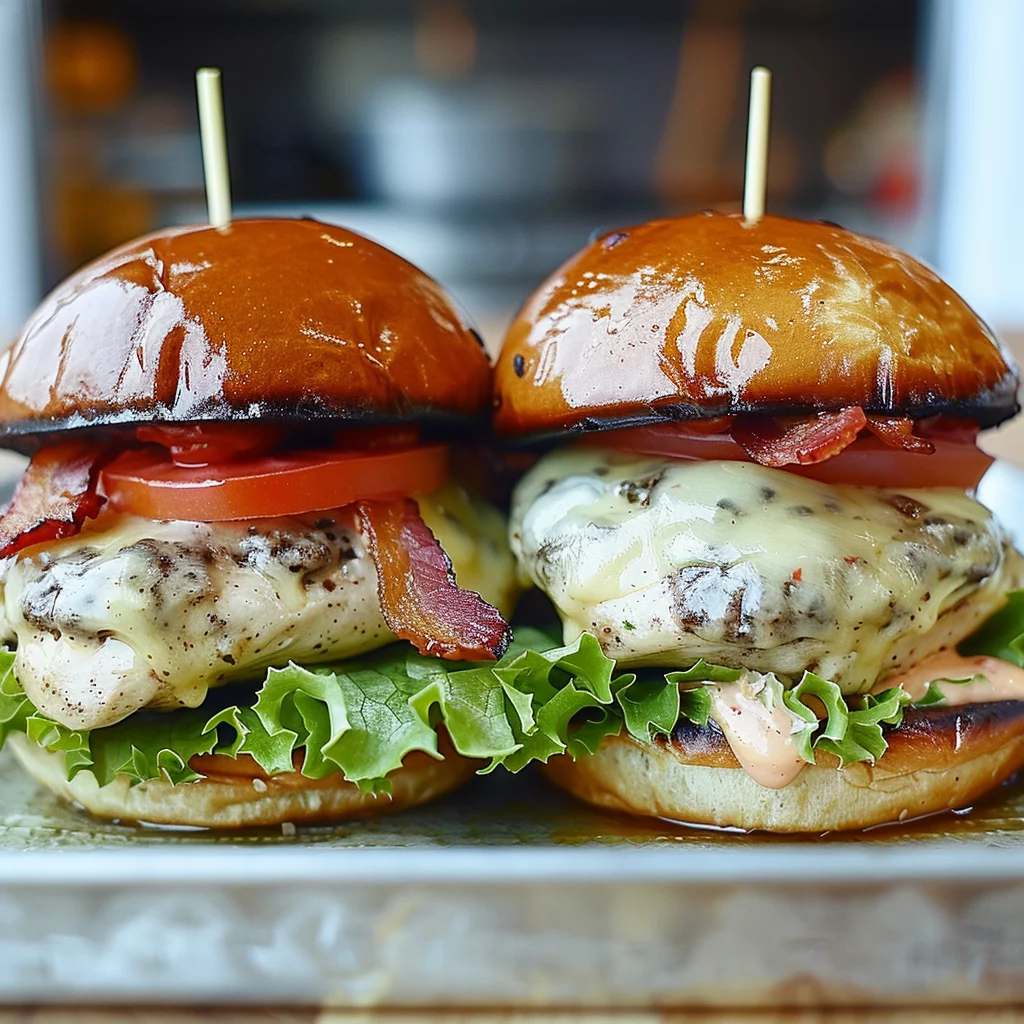 Sous Vide Chicken Burgers