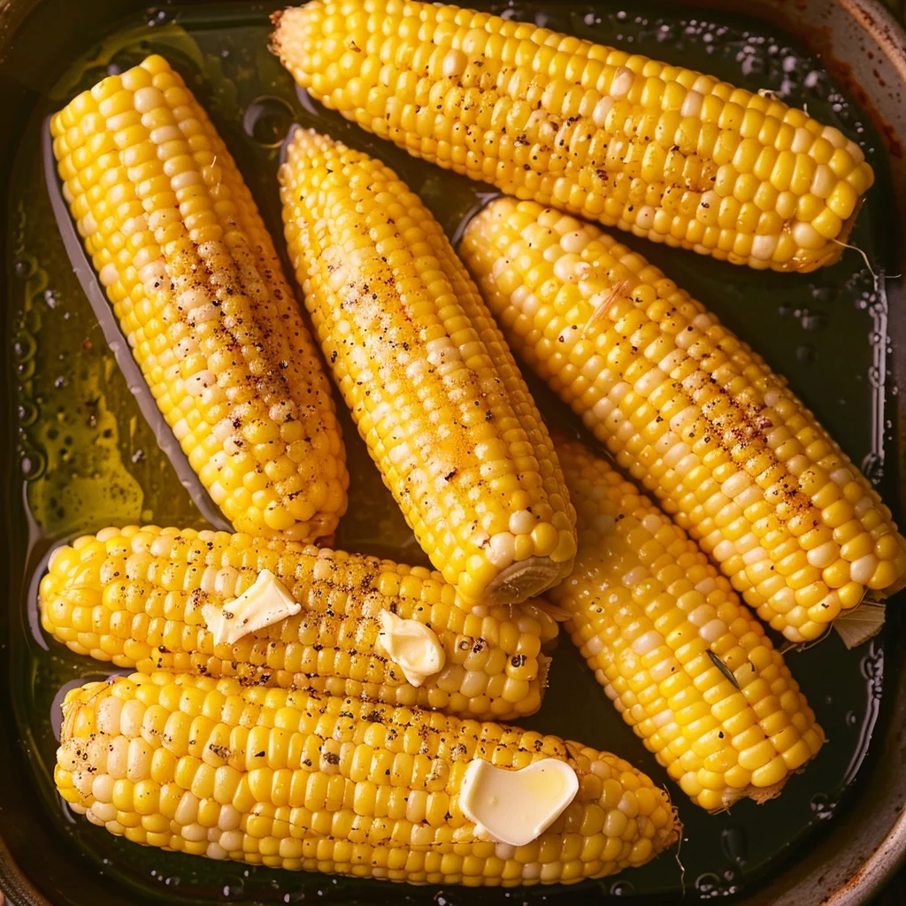 sous vide corn on the cob poached in butter ingredients