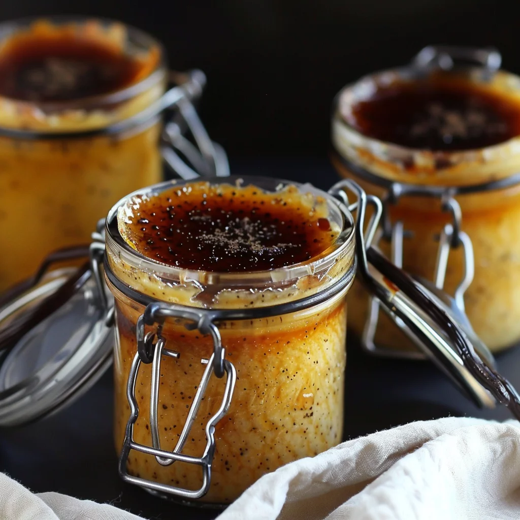 sous vide creme brle serving