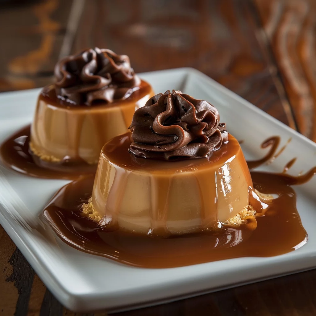 sous vide dulce de leche serving