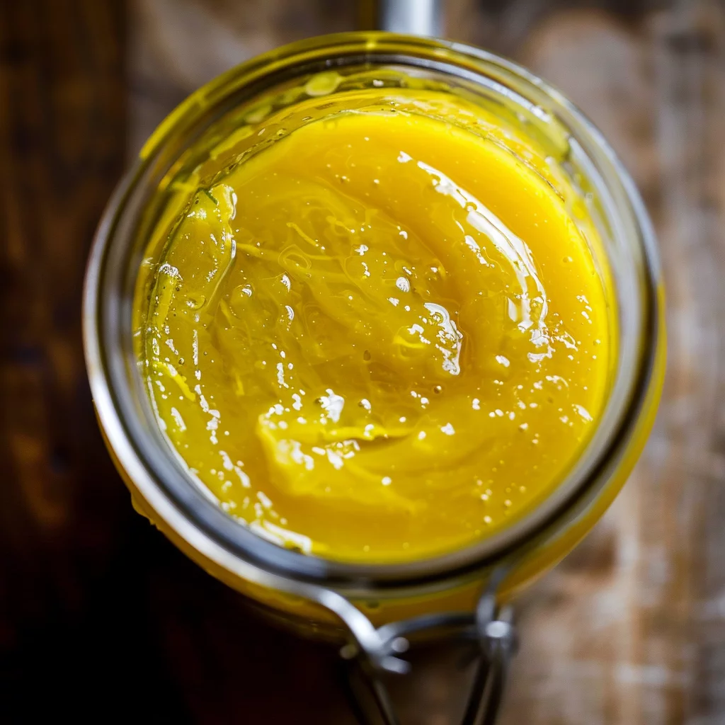 sous vide lemon curd ingredients