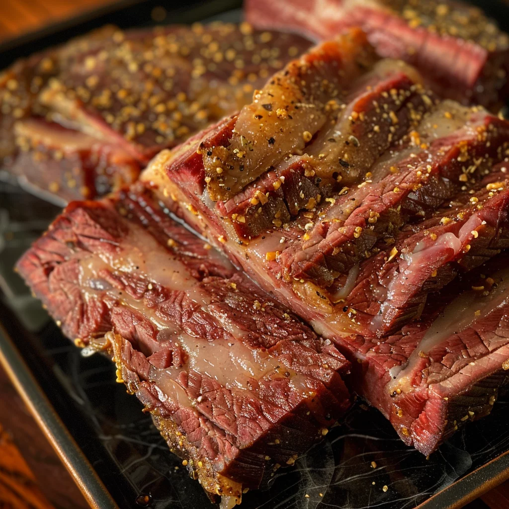 sous vide short rib pastrami ingredients
